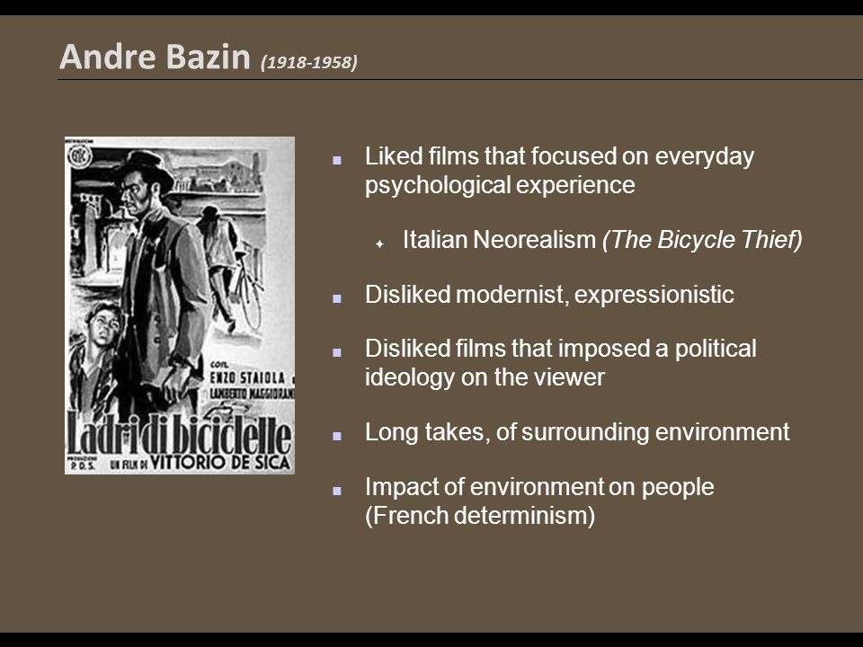 A literary analysis of the bicycle thief by cesare zavattini